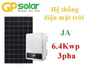 Hệ thống JA 6.4Kwp 3pha