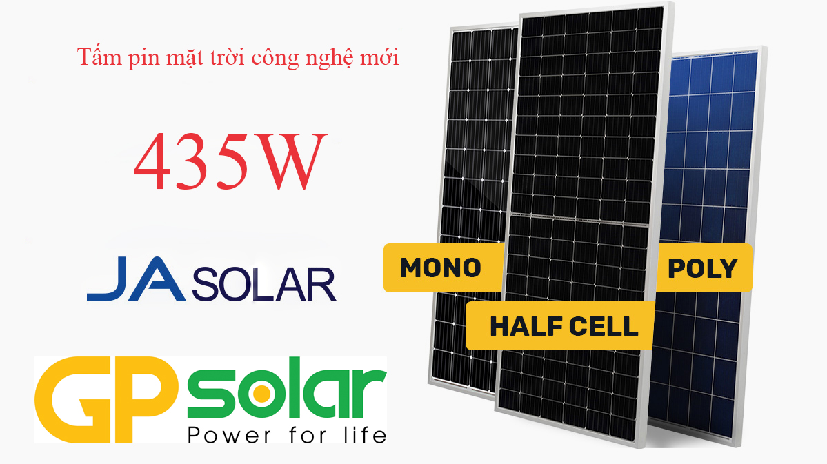 pin mặt trời ja solar 435w